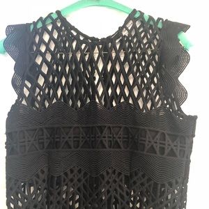 Karina Grimaldi Black Cutout Romper